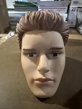 NEW Mannequin Male Head Realistic - Man Brown Hair