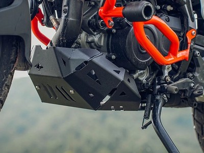 FIT FOR KTM 390 ENDURO R ''Vambrace Bash Plate Black 2025 Model''