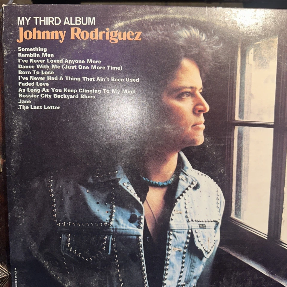 Johnny Rodriguez My Third Album Country Vinyl LP 1974 Mercury 686 - Image 2 of 4