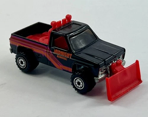 Vintage 1979 Mattel Hot Wheels Midnight Removal Plow Pickup Truck 1/64 - HWL7