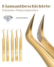 BARBARA Wimpernpinzetten mit Diamantbeschicht...