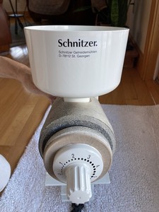 Schnitzer Model OH Hand Grain Mill--millstone & durable metal frame--GERMANY