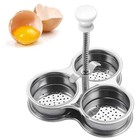 3 Grids Poached Egg Maker Non-Stick Eggs Cooker Pocket Eggs Cup  Baking