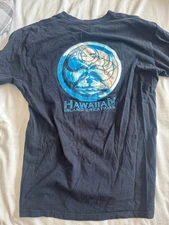 HIC Hawaiian Island Creations Shirt Mens XL Navy Blue Graphic Extra Large