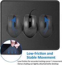 Mouse Pad with Non-Slip Rubber Base, Premium