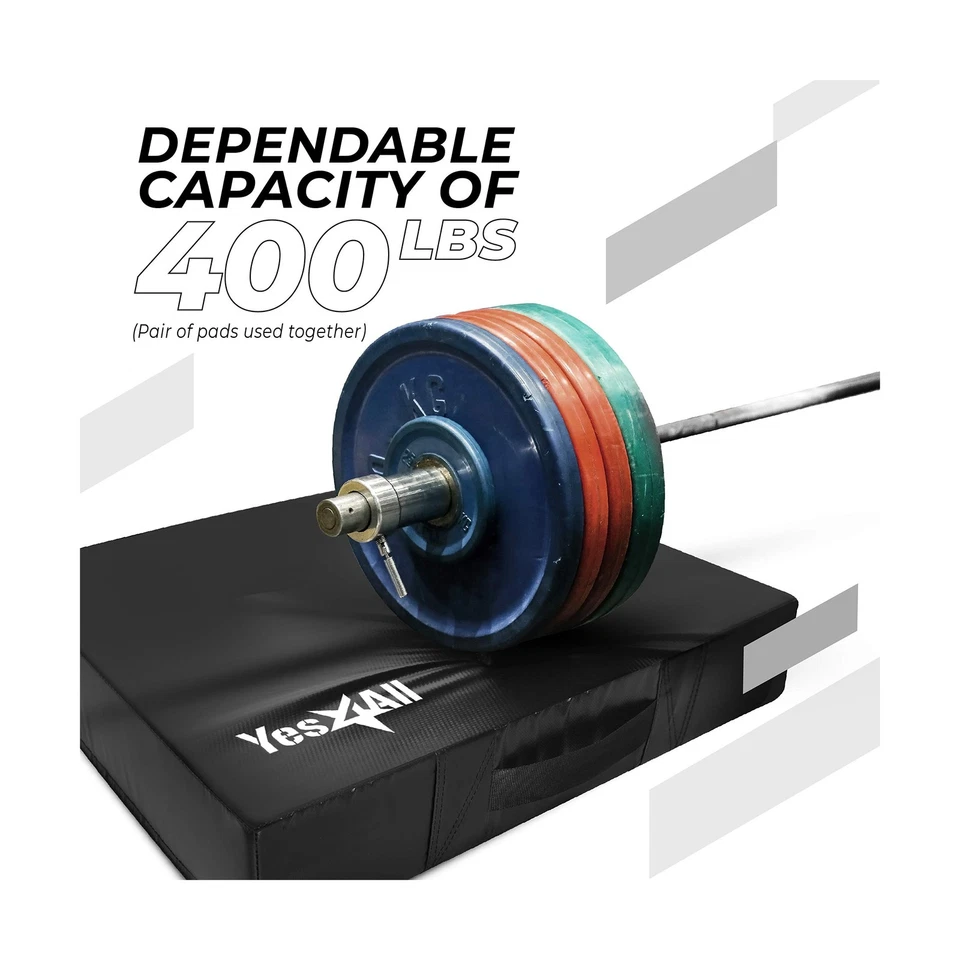 Almohadillas de caída silenciadoras Yes4All/almohadillas de caída de levantamiento de pesas con cubierta de PVC y fácil transporte... Foto 3 de 4