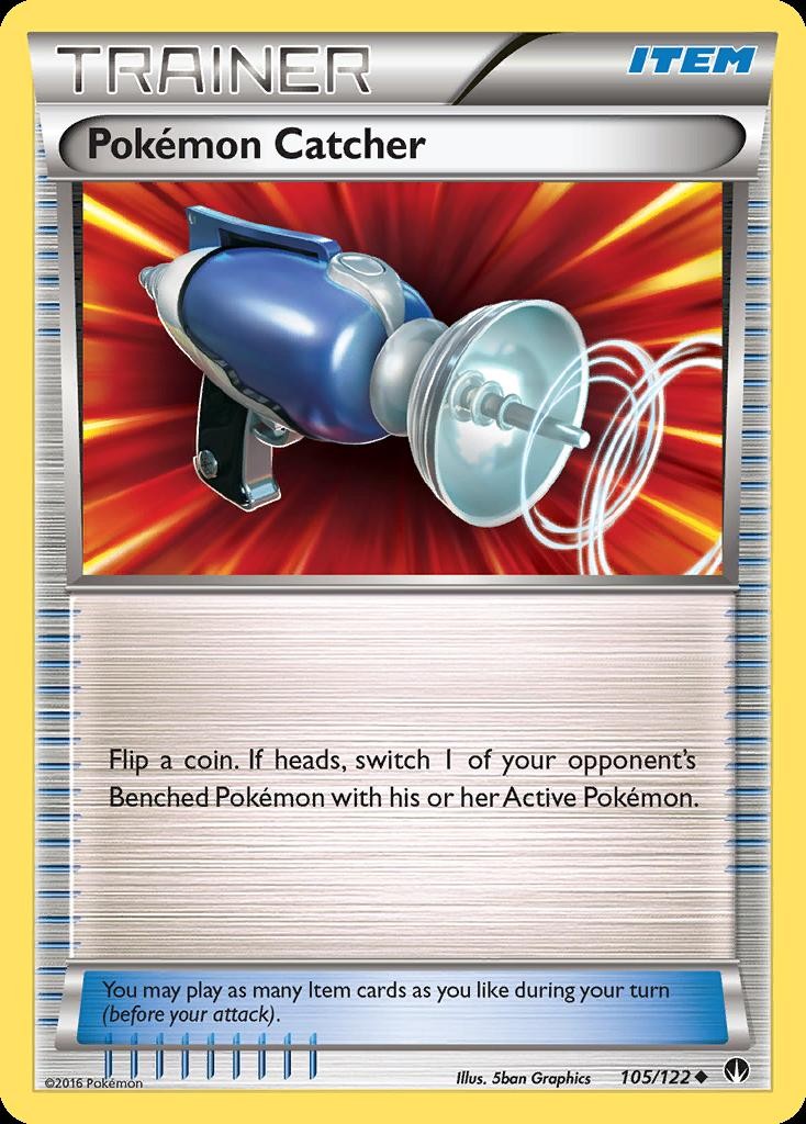 Pokemon Pokemon Catcher (105/139) BREAKpoint DMG