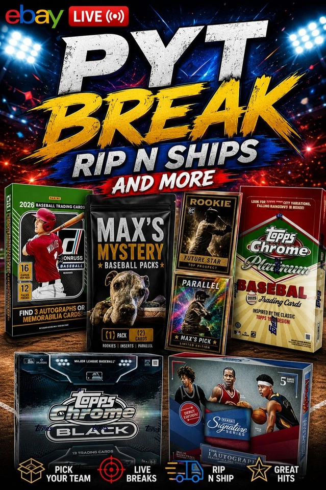 Platinum & DONRUSS ⚾PYT MYSTERY PACKS & EBAYS LARGEST RIP N SHIP
