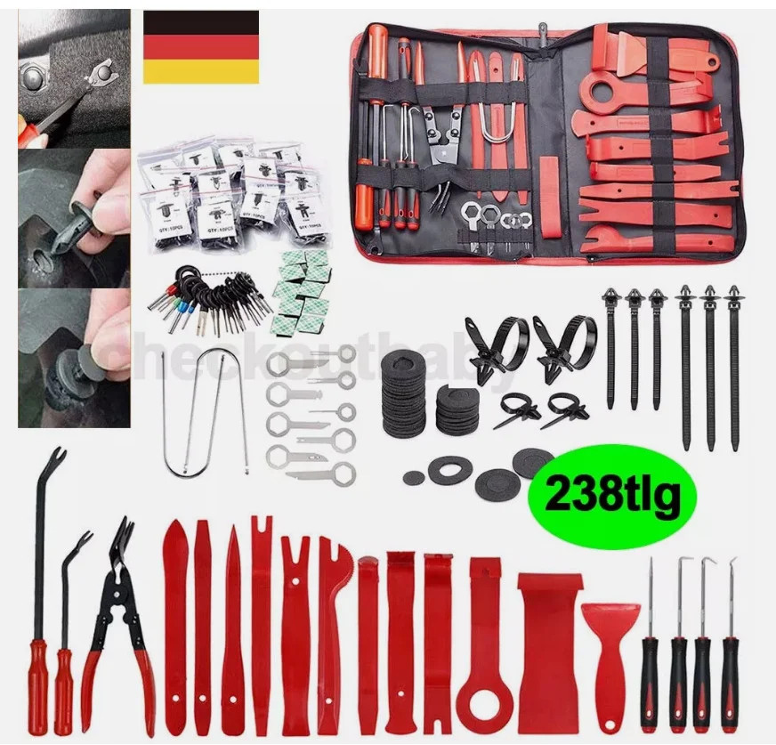 Kit outils démontage audio voiture pour panneau portière et garniture