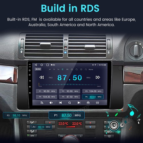 Android 14 CarPlay Stereo Radio GPS Sat Nav WiFi For BMW X5 E53 2000-2006 2+64GB - Picture 11 of 19