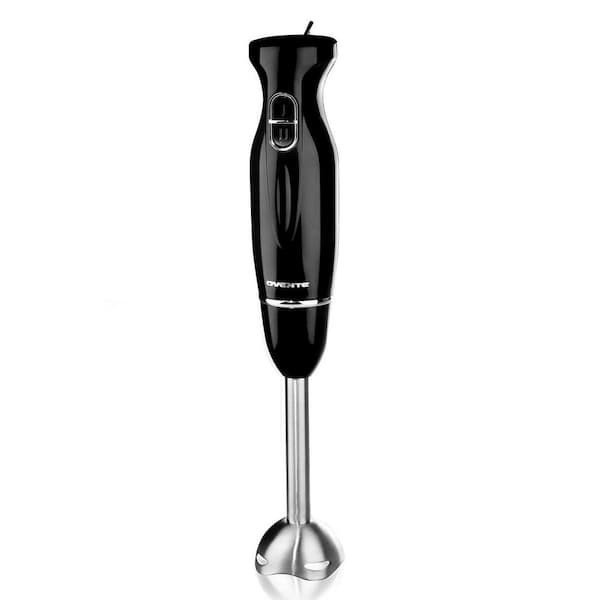 Electric Immersion Hand Blender Stainless Steel Blades 300W 