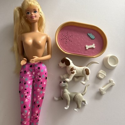 Vintage 1996 Mattel Pet Doctor Barbie Doll some Accessories 90s Rare Cat Dog Vet