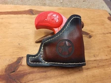 Fits Bond Arms Roughneck 2.5" Barrel  Leather SUEDE Lined Pocket Holster