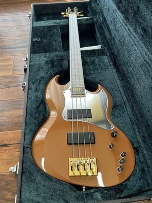 ESP Viper Bass Brown Electric Bass Guitar W/Hard Case Shipping From Japan - image 1 of 4
