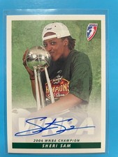 Sheri Sam – 2005 Rittenhouse WNBA “2004 WNBA Champion” autograph (Storm/Sting)