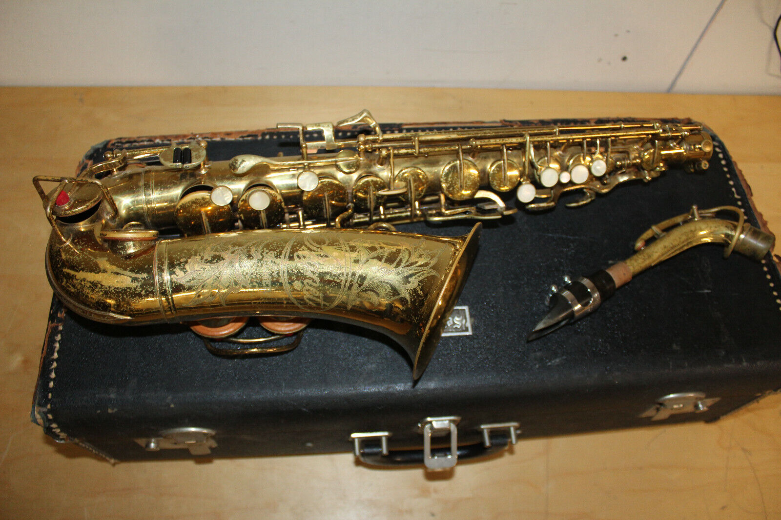 Selmer Signet Alto Saxophone - Student Model - Selmer U.S.A. w/ Case & Meyer 6 Lage prijs aanbiedingen