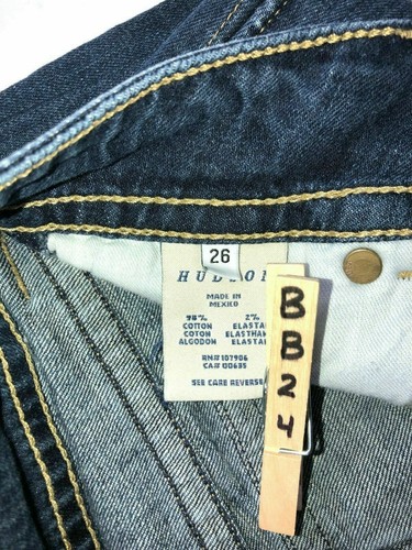 Hudson Bootcut Medium Wash Low Rise Jeans 26 26x33 - Picture 3 of 5