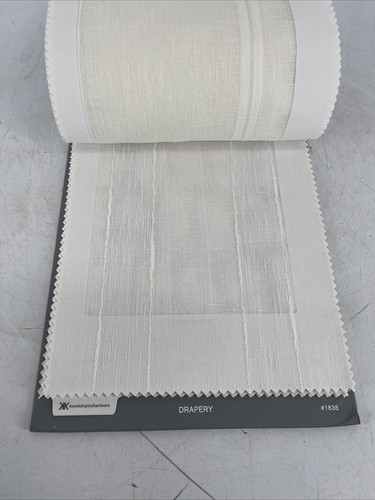 KRAVET Basics Window/ Wide Width Sheer Brilliance Sample Book #1838 - Picture 8 of 10