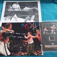 Wresting Photos WWE Signed Jake Hager  Vintge Lady Hawke Roddy Piper Film Frame 