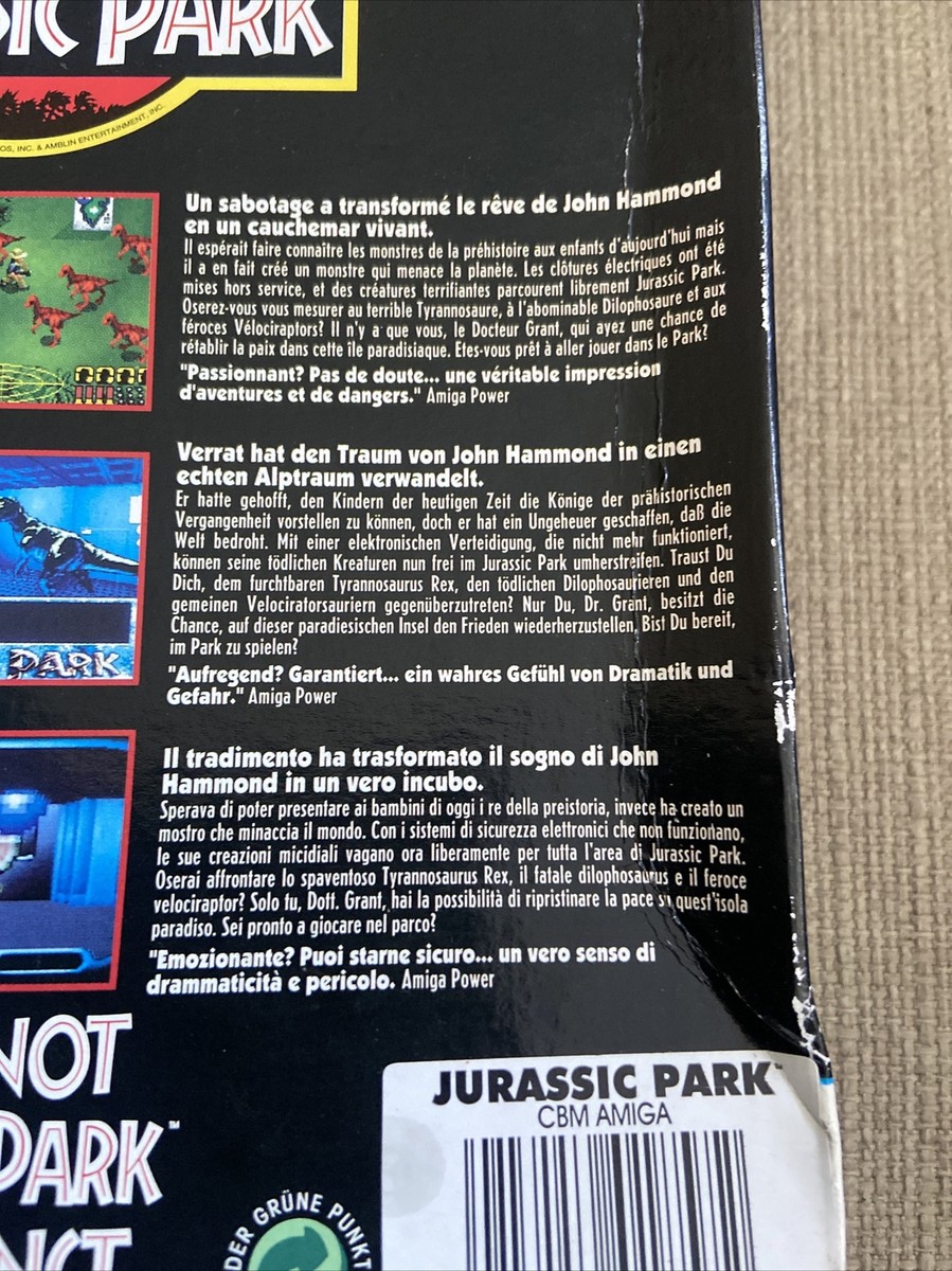 Cartes Jurassic Park Originales (Anglais) – Collection Rare 1992 - Collection