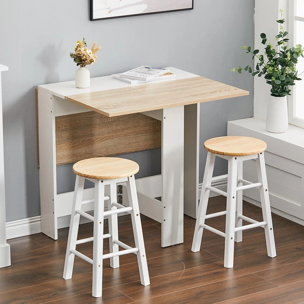 Drop leaf on sale breakfast bar table