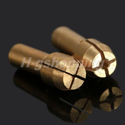 Useful 10Pcs 0.5mm-3.2mm Brass Collets 4.3mm Shank Grinder Power Rotary Tools - Picture 4 of 8