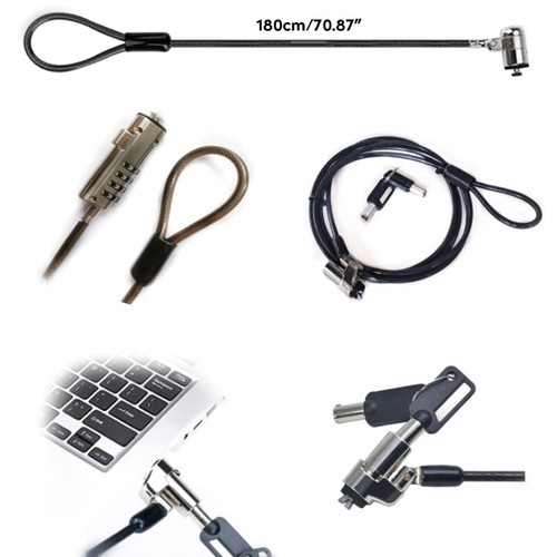 Lock Security Cable Theft Lock for 6x2.5mm Hole Laptops Accessories - Afbeelding 8 van 8