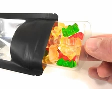 Smell Proof Mylar Traybags (50 pack) Reusable Zip Seal Food Grade Storage Bags