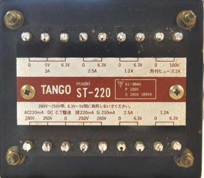 TANGO ST-220 Power Transformer Very Good from JP | eBay