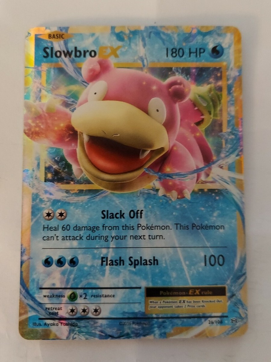 Slowbro EX 26/108 XY: Evolutions - NM Ultra Rare Pokemon Card | eBay