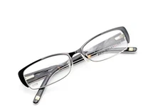 MARCHON NYC ELLINGTON 001 Black / Silver 53-16-135 Frames Flex Hinges L728