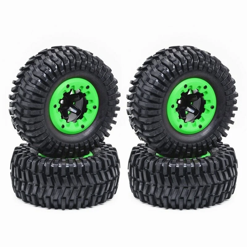 4Pcs Short Course Tire Wheel for 1/10 RC Truck Traxxas Slash RC Car Upgrade Part - Image 2 of 4