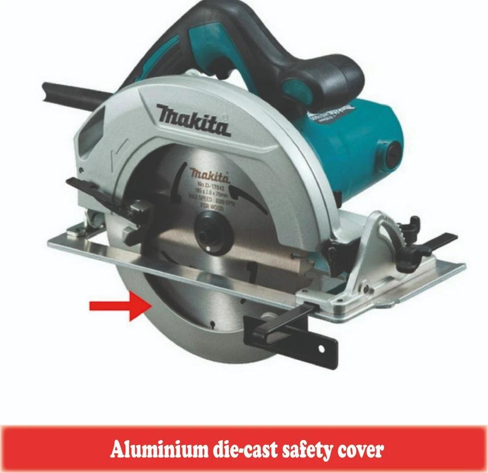 1200W Makita Circular Saw 185mm Blade Electric Corded X 2 Wood Cutting Blades - image 3 of 4