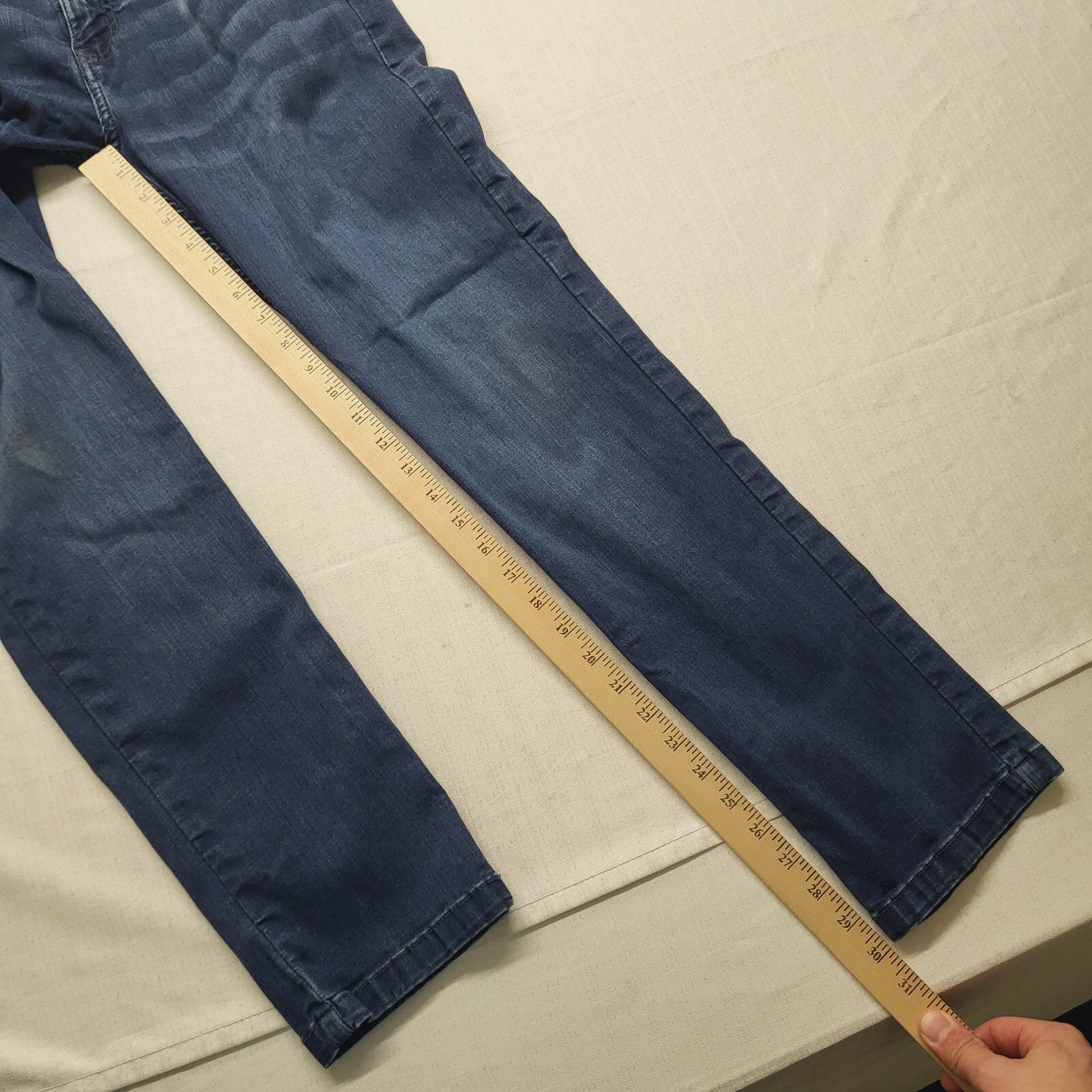 Mugsy Fultons Jeans Mens 30/30 Slim Straight Stretch Denim Comfort