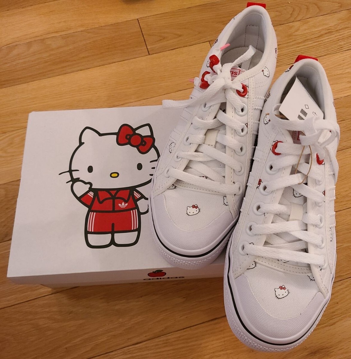 adidas gazelle silver green womens adidas Hello Kitty Gazelle Preschool Lifestyle Shoes Cloud White Red Black  IH9959 – Shoe Palace main image 0