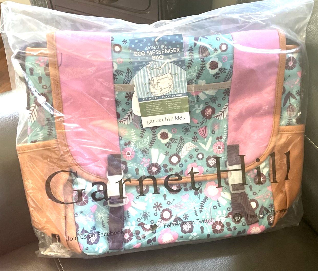 PONY Zaino borsa messenger scuola Disney Garnet Hill ragazza ? regalo festa arcobaleno.