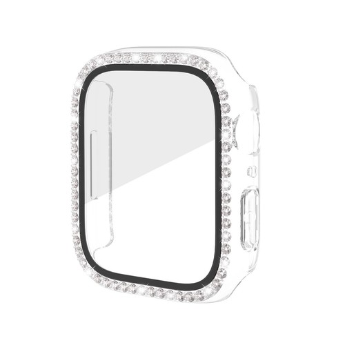 Housse Diamant Pour Apple Watch 9 8 7 6 5 4 3 SE 38/40/41/42/44/45/49 MM Case Cover - Photo 17 sur 20