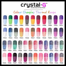 Crystal G London UV LED Thermal Colour Change Soak Off Gel Nail Polish 