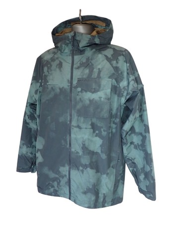 Burton Portal Jacket Mens L Blue Slate Raincoat Dryride Snowboard Outdoor Casual - Picture 4 of 8