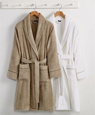 Image of Hotel Collection Finest Luxury Turkish Cotton Modal Bath Robe - M / L - White