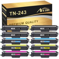 10Toner TN-243CMYK Compatible With Brother MFC-L3750CDW HL-L3210CW DCP-L3550CDW