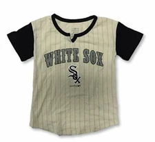 Outerstuff Chicago White Sox Girl's V-Notch T-Shirt XS 4/5