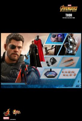 Figurine Hot Toys Thor – Avengers Infinity War – MMS474 – 1/6 – 30cm – Neuf Scellé