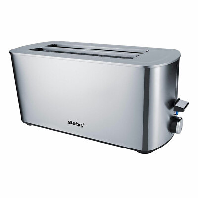 STEBA TO 21 Inox 4 Scheiben Langschlitz Toaster Edelstahl Langschlitztoaster