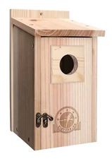 Bird Houses for Outside 1-1/2" Entrance Hole Cedar Wild BirdHouses with Wood ...