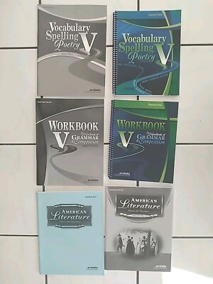BRAND NEW Abeka Language Arts: English 11 Teacher Key Kit/ Lot of 6!