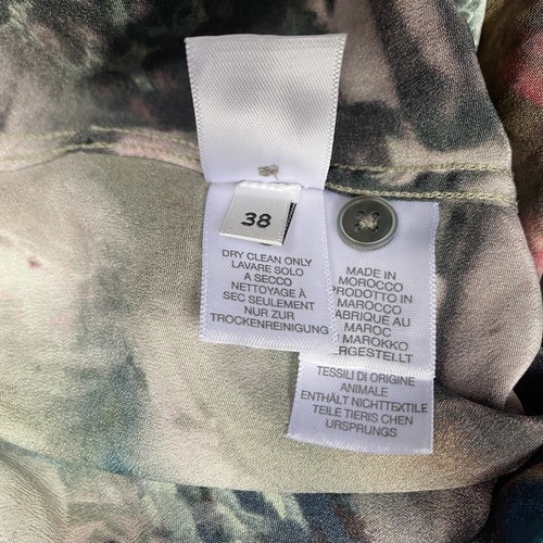 Paul Smith Blouse Womens 38 Small Multicoloured Floral Flower Shirt Button Up - Picture 16 of 16