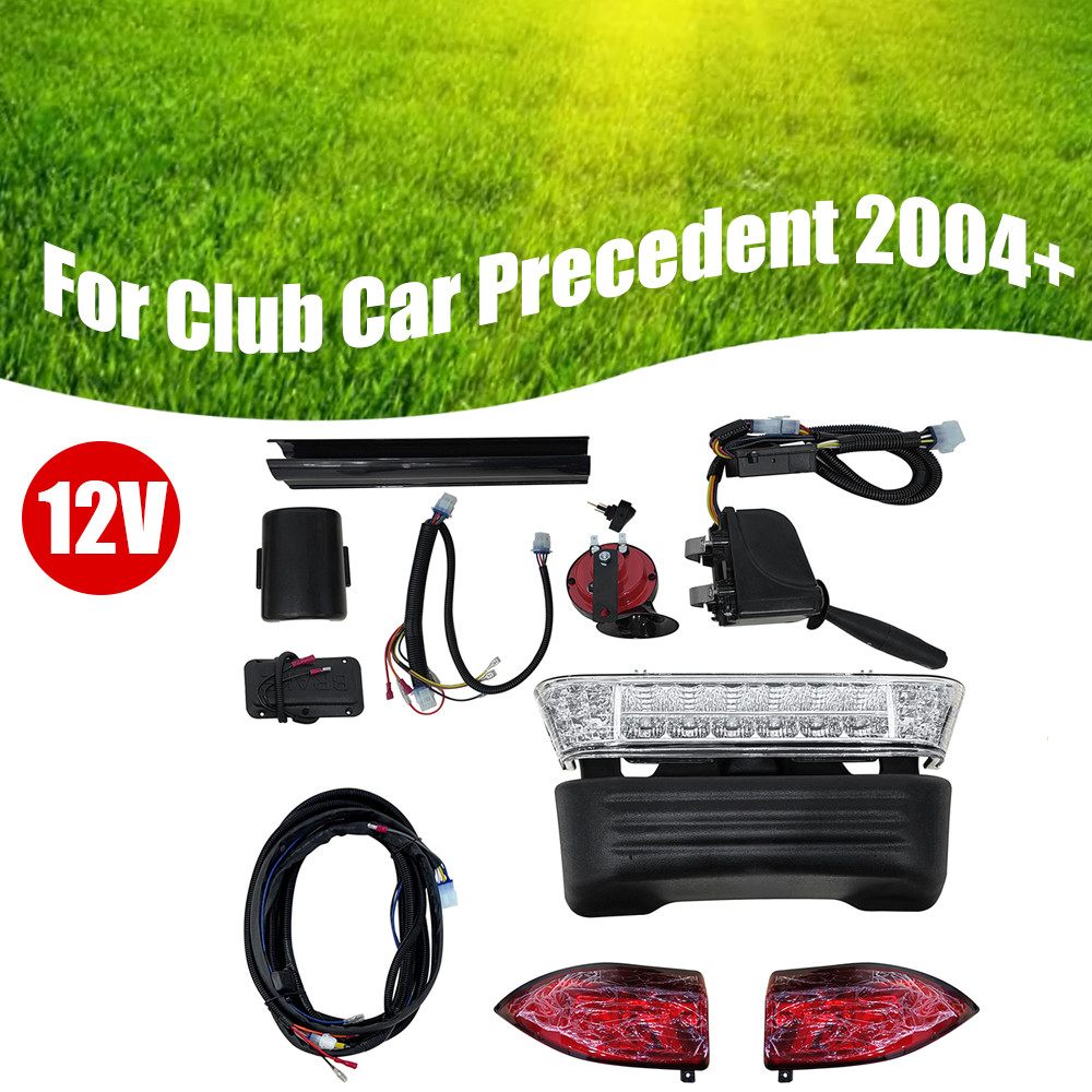 Golf Cart LED Light Kit w/ Turn Signal For Club Car Precedent Deluxe (2004-Up)