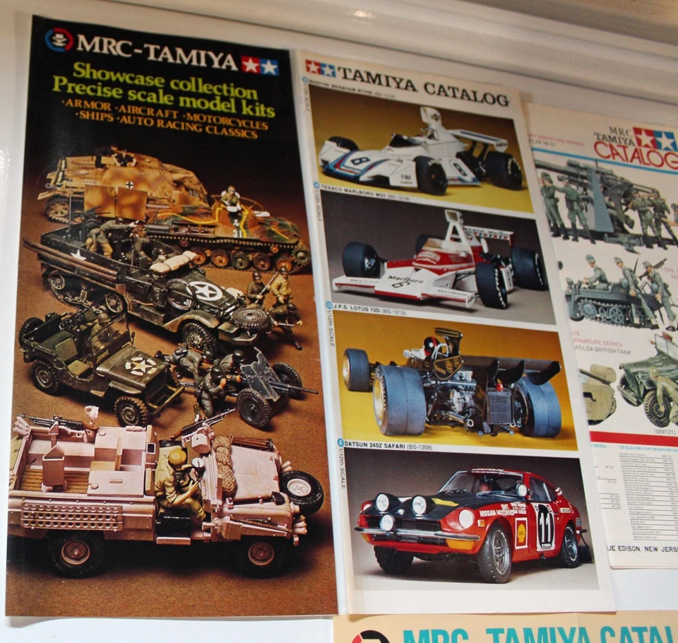 Lot 5 Vintage 1970's MRC TAMIYA Japan Catalogs Scale Models VGC Showcase - Image 2 of 4