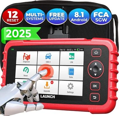 2025 LAUNCH CRP129X V2.0 Car Diagnostic Tools OBD2 Scanner ABS SRS SAS TPMS EPB